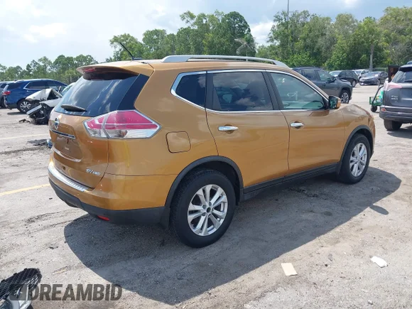 ✅ 2015 Nissan Rogue SL • VIN: 5N1AT2MV6FC771367 • Lot: 45395568. Listed on IAAI with 68,990 mi. Free auction sales archive from the USA and detailed vehicle history report at DreamBid. Image 4.