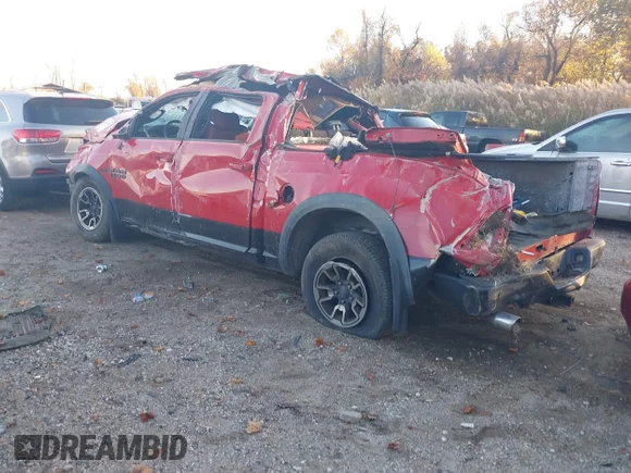 ✅ 2016 Ram 1500 Rebel • VIN: 1C6RR7YT8GS327952 • Lot: 43619419. Listed on IAAI with 123,466 mi. Free auction sales archive from the USA and detailed vehicle history report at DreamBid. Image 3.