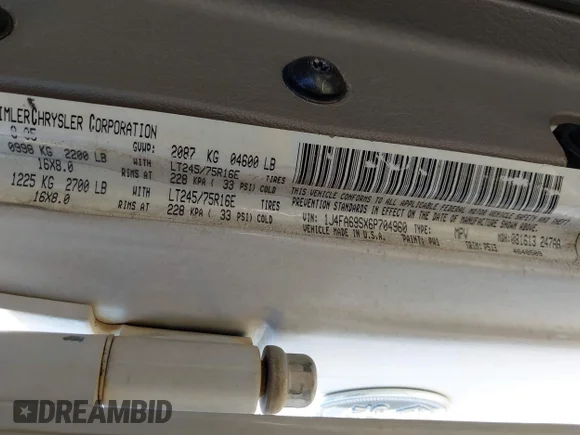 ✅ 2006 Jeep Wrangler Rubicon • VIN: 1J4FA69SX6P704960 • Lot: 43303168. Wystawiony na IAAI z przebiegiem 67 611 mil. Bezpłatny archiwum sprzedaży aukcyjnych z USA i szczegółowy raport historii pojazdu na DreamBid. Zdjęcie 9.