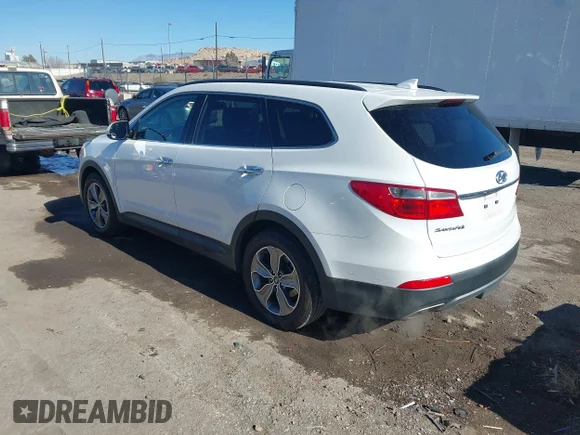 ✅ 2015 Hyundai Santa Fe GLS • VIN: KM8SMDHF6FU090037 • Lot: 44198921. Listed on IAAI with 166,699 mi. Free auction sales archive from the USA and detailed vehicle history report at DreamBid. Image 3.