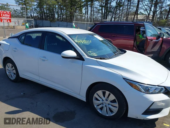 ✅ 2023 Nissan Sentra S • VIN: 3N1AB8BV1PY295117 • Lot: 44838557. Listed on IAAI with 35,474 mi. Free auction sales archive from the USA and detailed vehicle history report at DreamBid. Image 1.