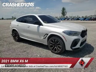 ✅ 2021 BMW X6 M • VIN: 5YMCY0C07M9G68178 • Lot: 68007165. Wystawiony na Copart z przebiegiem 8 909 mil. Bezpłatny archiwum sprzedaży aukcyjnych z USA i szczegółowy raport historii pojazdu na DreamBid. Zdjęcie 16.
