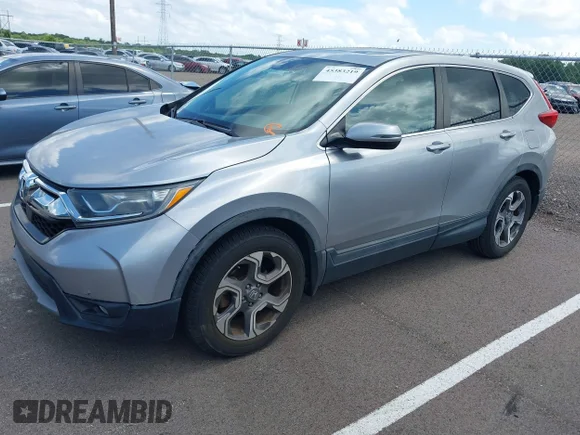 ✅ 2018 Honda CR-V EX • VIN: 7FARW1H54JE012221 • Лот: 45383219. Опубликован ранее на IAAI с пробегом 102 584 миль. Бесплатный доступ к архиву аукционных продаж из США и подробный отчёт об истории автомобиля на DreamBid. Изображение 2.