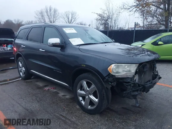 ✅ 2012 Dodge Durango Citadel • VIN: 1C4SDHET4CC252125 • Lot: 43718638. Wystawiony na IAAI z przebiegiem 146 107 mil. Bezpłatny archiwum sprzedaży aukcyjnych z USA i szczegółowy raport historii pojazdu na DreamBid. Zdjęcie 1.