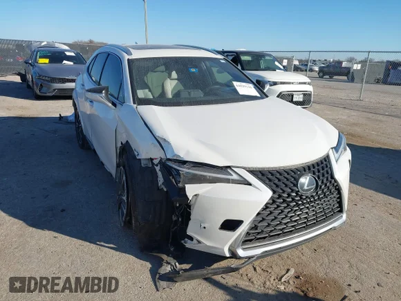 ✅ 2023 Lexus UX 250h Premium • VIN: JTHP6JBH3P2156116 • Lot: 44029110. Wystawiony na IAAI z przebiegiem 43 403 mil. Bezpłatny archiwum sprzedaży aukcyjnych z USA i szczegółowy raport historii pojazdu na DreamBid. Zdjęcie 1.