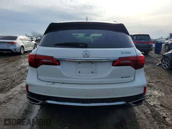 ✅ 2018 Acura MDX Advance • VIN: 5J8YD4H83JL007583 • Lot: 46838316. Wystawiony na Copart z przebiegiem 57 412 mil. Bezpłatny archiwum sprzedaży aukcyjnych z USA i szczegółowy raport historii pojazdu na DreamBid. Zdjęcie 6.