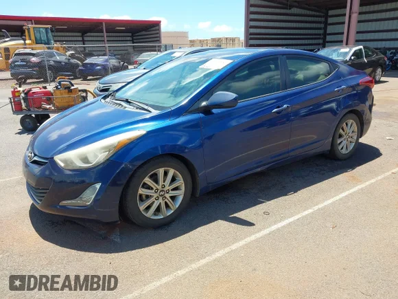 ✅ 2016 Hyundai Elantra SE • VIN: 5NPDH4AE4GH714206 • Lot: 44697887. Listed on IAAI with 218,330 mi. Free auction sales archive from the USA and detailed vehicle history report at DreamBid. Image 2.