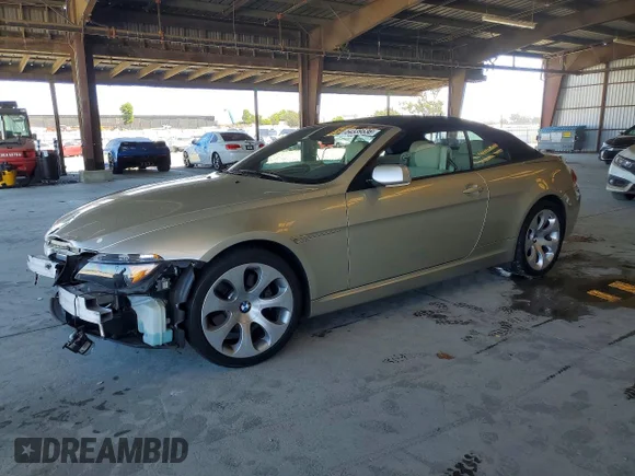 ✅ 2004 BMW 6 Series 645Ci • VIN: WBAEK73404B321020 • Лот: 54339536. Опубликован ранее на Copart с пробегом 50 060 миль. Бесплатный доступ к архиву аукционных продаж из США и подробный отчёт об истории автомобиля на DreamBid. Изображение 1.