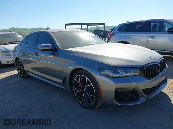 ✅ 2023 BMW 5 Series 530e • VIN: WBA13AG0XPCM16439 • Lot: 44664217. Listed on IAAI with 28,912 mi. Free auction sales archive from the USA and detailed vehicle history report at DreamBid. Image 1.