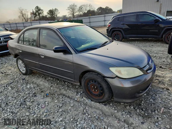 ✅ 2005 Honda Civic LX SSRS • VIN: 2HGES16655H622762 • Lot: 76726525. Listed on Copart with 227,033 mi. Free auction sales archive from the USA and detailed vehicle history report at DreamBid. Image 4.
