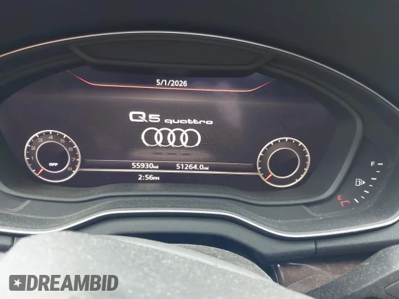 ✅ 2018 Audi Q5 Prestige • VIN: WA1CNAFY1J2190957 • Лот: 45014049. Опубликован ранее на IAAI с пробегом 55 930 миль. Бесплатный доступ к архиву аукционных продаж из США и подробный отчёт об истории автомобиля на DreamBid. Изображение 7.