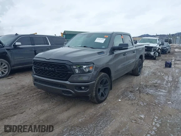 ✅ 2023 Ram 1500 Big Horn • VIN: 1C6RRFFG1PN556214 • Lot: 44367096. Wystawiony na IAAI z przebiegiem 16 808 mil. Bezpłatny archiwum sprzedaży aukcyjnych z USA i szczegółowy raport historii pojazdu na DreamBid. Zdjęcie 2.