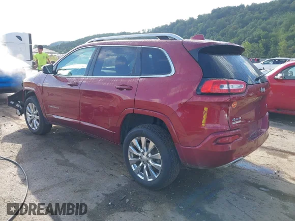 ✅ 2017 Jeep Cherokee Overland • VIN: 1C4PJMJS6HD219925 • Lot: 43044323. Listed on IAAI with 100,881 mi. Free auction sales archive from the USA and detailed vehicle history report at DreamBid. Image 3.