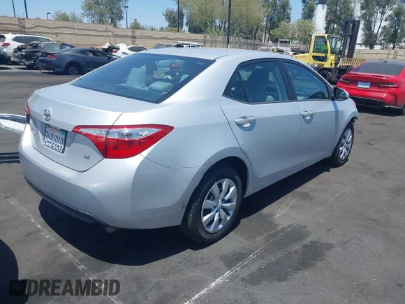 ✅ 2015 Toyota Corolla S Plus • VIN: 2T1BURHE7FC407796 • Lot: 45522485. Listed on IAAI with 61,075 mi. Free auction sales archive from the USA and detailed vehicle history report at DreamBid. Image 4.