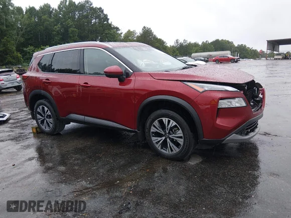 ✅ 2021 Nissan Rogue SV • VIN: JN8AT3BA9MW022718 • Lot: 45365318. Wystawiony na IAAI z przebiegiem 74 185 mil. Bezpłatny archiwum sprzedaży aukcyjnych z USA i szczegółowy raport historii pojazdu na DreamBid. Zdjęcie 1.