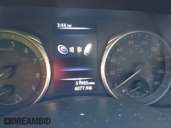 ✅ 2019 Infiniti Q50 Luxe • VIN: JN1EV7AP3KM517125 • Lot: 44179895. Wystawiony na IAAI z przebiegiem 51 985 mil. Bezpłatny archiwum sprzedaży aukcyjnych z USA i szczegółowy raport historii pojazdu na DreamBid. Zdjęcie 7.