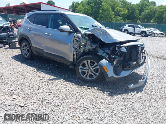 ✅ 2021 Kia Seltos S • VIN: KNDEU2AA5M7059216 • Lot: 42569300. Listed on IAAI with 80,931 mi. Free auction sales archive from the USA and detailed vehicle history report at DreamBid. Image 1.