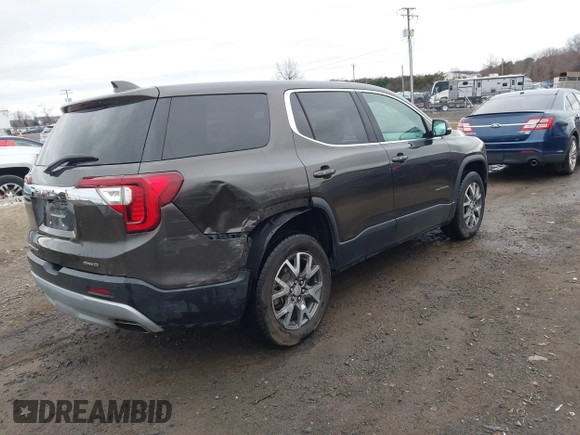 ✅ 2020 GMC Acadia SLE • VIN: 1GKKNRLS7LZ219022 • Lot: 43903039. Wystawiony na IAAI z przebiegiem 93 097 mil. Bezpłatny archiwum sprzedaży aukcyjnych z USA i szczegółowy raport historii pojazdu na DreamBid. Zdjęcie 4.
