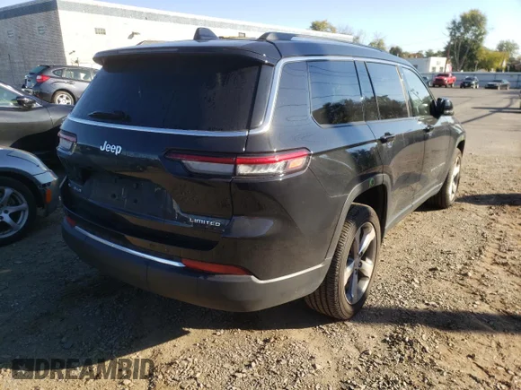✅ 2021 Jeep Grand Cherokee Limited • VIN: 1C4RJKBG9M8116878 • Лот: 64601312. Опубліковано раніше на Copart з пробігом 13 390 миль. Безкоштовний доступ до архіву аукціонних продажів зі США та докладний звіт про історію автомобіля на DreamBid. Зображення 4.