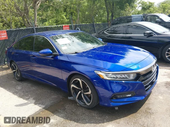 ✅ 2020 Honda Accord Sport • VIN: 1HGCV1F3XLA091543 • Лот: 45020988. Опубликован ранее на IAAI с пробегом 112 708 миль. Бесплатный доступ к архиву аукционных продаж из США и подробный отчёт об истории автомобиля на DreamBid. Изображение 1.