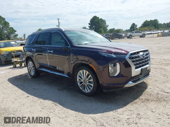 ✅ 2020 Hyundai Palisade Limited • VIN: KM8R54HE7LU129345 • Lot: 43283732. Listed on IAAI with 61,438 mi. Free auction sales archive from the USA and detailed vehicle history report at DreamBid. Image 1.