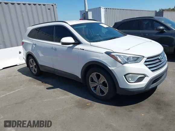 ✅ 2014 Hyundai Santa Fe GLS • VIN: KM8SN4HF7EU039383 • Lot: 45608144. Listed on IAAI with 137,451 mi. Free auction sales archive from the USA and detailed vehicle history report at DreamBid. Image 1.