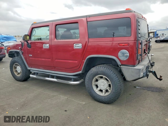 ✅ 2004 Hummer H2 • VIN: 5GRGN23U54H104032 • Лот: 48344946. Опубликован ранее на Copart с пробегом 220 698 миль. Бесплатный доступ к архиву аукционных продаж из США и подробный отчёт об истории автомобиля на DreamBid. Изображение 2.