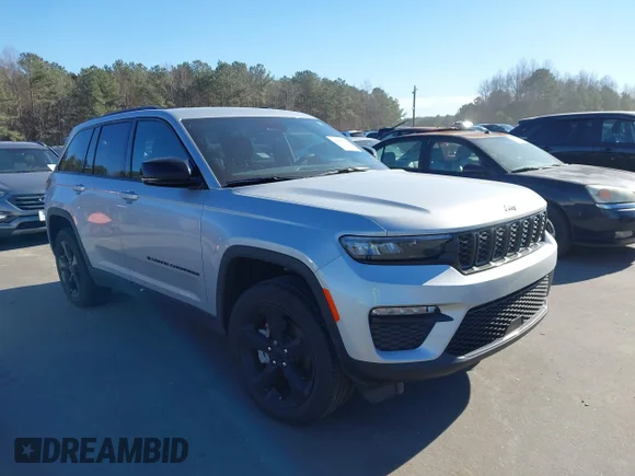 ✅ 2025 Jeep Grand Cherokee Limited • VIN: 1C4RJGBGXSC322671 • Lot: 44027428. Listed on IAAI with 16,716 mi. Free auction sales archive from the USA and detailed vehicle history report at DreamBid. Image 1.