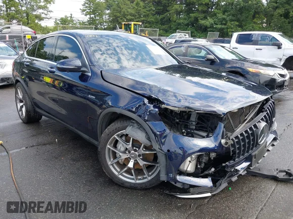 ✅ 2022 Mercedes-Benz GLC 43 AMG • VIN: W1N0J6EB5NG022917 • Lot: 42928350. Listed on IAAI with 57,190 mi. Free auction sales archive from the USA and detailed vehicle history report at DreamBid. Image 1.