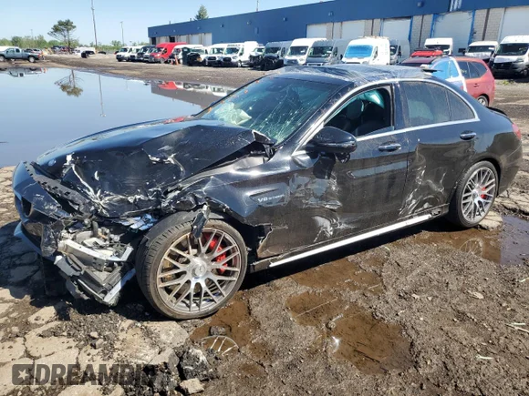 ✅ 2017 Mercedes-Benz C 63 S AMG • VIN: 55SWF8HB3HU186688 • Lot: 57299905. Listed on Copart with 47,913 mi. Free auction sales archive from the USA and detailed vehicle history report at DreamBid. Image 1.