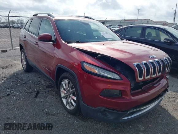 ✅ 2016 Jeep Cherokee Limited • VIN: 1C4PJLDS3GW275894 • Лот: 44561895. Опубликован ранее на IAAI с пробегом 181 943 миль. Бесплатный доступ к архиву аукционных продаж из США и подробный отчёт об истории автомобиля на DreamBid. Изображение 1.