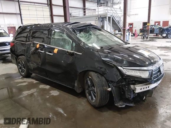 ✅ 2022 Honda Odyssey Elite • VIN: 5FNRL6H98NB051629 • Lot: 44880158. Wystawiony na IAAI z przebiegiem 82 608 mil. Bezpłatny archiwum sprzedaży aukcyjnych z USA i szczegółowy raport historii pojazdu na DreamBid. Zdjęcie 1.