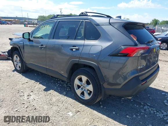 ✅ 2019 Toyota RAV4 Hybrid LE • VIN: JTMMWRFV2KD034766 • Lot: 45355699. Listed on IAAI with 66,132 mi. Free auction sales archive from the USA and detailed vehicle history report at DreamBid. Image 3.