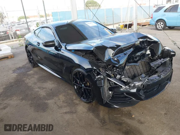 ✅ 2024 BMW 8 Series 840i • VIN: WBAAE2C0XRCP83284 • Lot: 44348019. Wystawiony na IAAI z przebiegiem 23 878 mil. Bezpłatny archiwum sprzedaży aukcyjnych z USA i szczegółowy raport historii pojazdu na DreamBid. Zdjęcie 1.