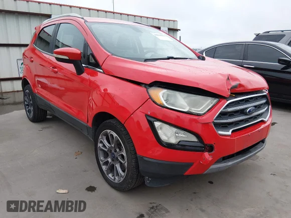 ✅ 2019 Ford EcoSport Titanium • VIN: MAJ6S3KL3KC256802 • Лот: 44830044. Опубліковано раніше на IAAI з пробігом 169 741 миль. Безкоштовний доступ до архіву аукціонних продажів зі США та докладний звіт про історію автомобіля на DreamBid. Зображення 1.