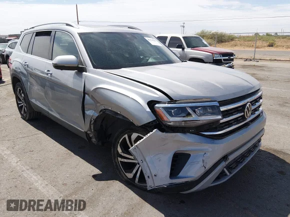 ✅ 2021 Volkswagen Atlas SEL Premium • VIN: 1V2TR2CA8MC507377 • Lot: 45374441. Wystawiony na IAAI z przebiegiem 62 665 mil. Bezpłatny archiwum sprzedaży aukcyjnych z USA i szczegółowy raport historii pojazdu na DreamBid. Zdjęcie 1.