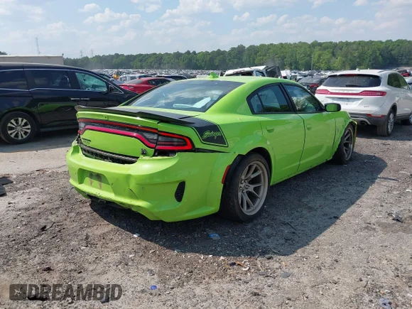 ✅ 2023 Dodge Charger Scat Pack • VIN: 2C3CDXGJ6PH618460 • Lot: 44924248. Wystawiony na IAAI z przebiegiem 43 952 mil. Bezpłatny archiwum sprzedaży aukcyjnych z USA i szczegółowy raport historii pojazdu na DreamBid. Zdjęcie 4.