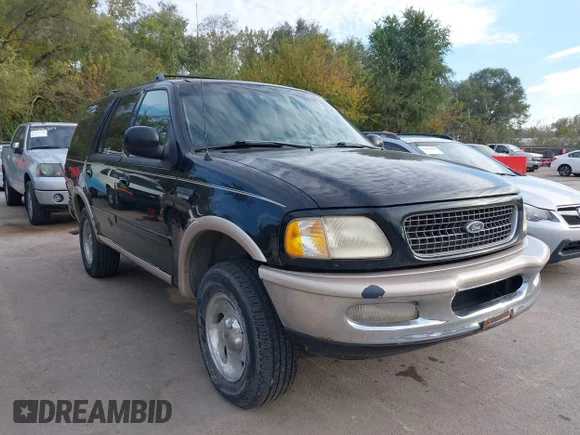✅ 1998 Ford Expedition XLT • VIN: 1FMPU18L9WLA54665 • Lot: 43469559. Wystawiony na IAAI z przebiegiem 217 847 mil. Bezpłatny archiwum sprzedaży aukcyjnych z USA i szczegółowy raport historii pojazdu na DreamBid. Zdjęcie 1.