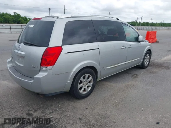 ✅ 2008 Nissan Quest S • VIN: 5N1BV28U48N121749 • Lot: 42209816. Wystawiony na IAAI z przebiegiem 173 970 mil. Bezpłatny archiwum sprzedaży aukcyjnych z USA i szczegółowy raport historii pojazdu na DreamBid. Zdjęcie 4.