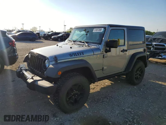 ✅ 2016 Jeep Wrangler Sport • VIN: 1C4AJWAG5GL117081 • Лот: 51057056. Опубликован ранее на Copart с пробегом 41 805 миль. Бесплатный доступ к архиву аукционных продаж из США и подробный отчёт об истории автомобиля на DreamBid. Изображение 1.