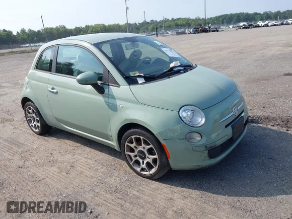 ✅ 2012 FIAT 500 Pop • VIN: 3C3CFFAR9CT209860 • Lot: 42777053. Wystawiony na IAAI z przebiegiem Nie podano. Bezpłatny archiwum sprzedaży aukcyjnych z USA i szczegółowy raport historii pojazdu na DreamBid. Zdjęcie 1.