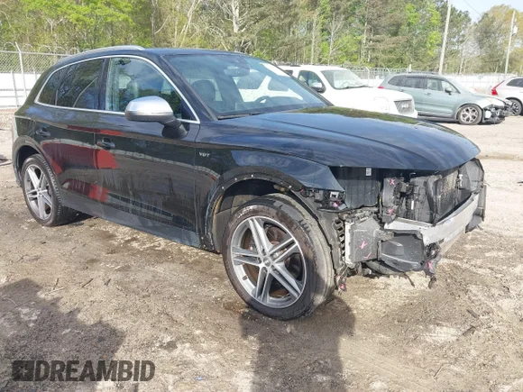 ✅ 2018 Audi SQ5 Premium Plus • VIN: WA1A4AFY7J2220019 • Lot: 44760154. Listed on IAAI with 129,608 mi. Free auction sales archive from the USA and detailed vehicle history report at DreamBid. Image 1.