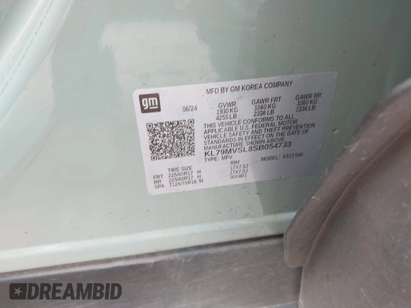 ✅ 2025 Chevrolet TrailBlazer ACTIV • VIN: KL79MVSL8SB054733 • Lot: 44756952. Wystawiony na IAAI z przebiegiem 11 457 mil. Bezpłatny archiwum sprzedaży aukcyjnych z USA i szczegółowy raport historii pojazdu na DreamBid. Zdjęcie 9.
