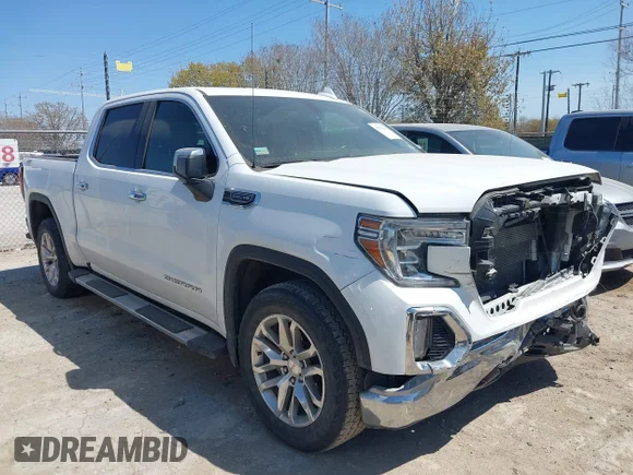 ✅ 2021 GMC Sierra 1500 SLT • VIN: 3GTU9DED3MG415339 • Lot: 41755666. Listed on IAAI with 74,434 mi. Free auction sales archive from the USA and detailed vehicle history report at DreamBid. Image 1.