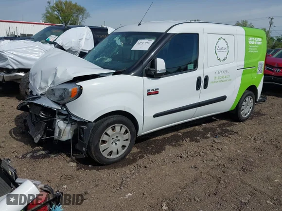 ✅ 2020 Ram ProMaster City Passenger SLT • VIN: ZFBHRFBB7L6S03045 • Lot: 44917083. Wystawiony na IAAI z przebiegiem 102 241 mil. Bezpłatny archiwum sprzedaży aukcyjnych z USA i szczegółowy raport historii pojazdu na DreamBid. Zdjęcie 2.