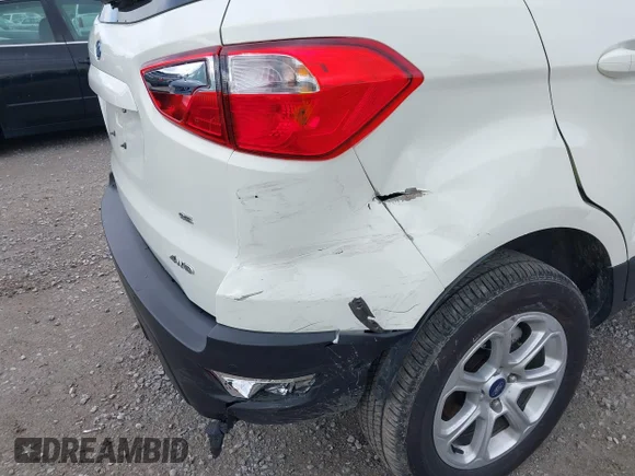 ✅ 2022 Ford EcoSport SE • VIN: MAJ6S3GL5NC474320 • Lot: 42168936. Wystawiony na IAAI z przebiegiem 14 152 mil. Bezpłatny archiwum sprzedaży aukcyjnych z USA i szczegółowy raport historii pojazdu na DreamBid. Zdjęcie 6.