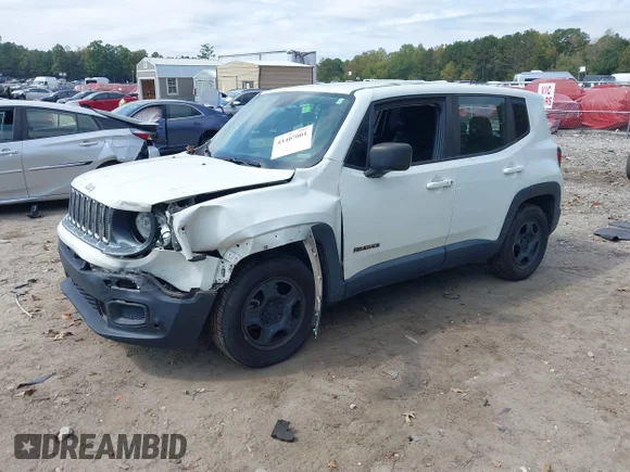 ✅ 2018 Jeep Renegade Sport • VIN: ZACCJAAB6JPG80157 • Lot: 43407001. Wystawiony na IAAI z przebiegiem 110 500 mil. Bezpłatny archiwum sprzedaży aukcyjnych z USA i szczegółowy raport historii pojazdu na DreamBid. Zdjęcie 2.