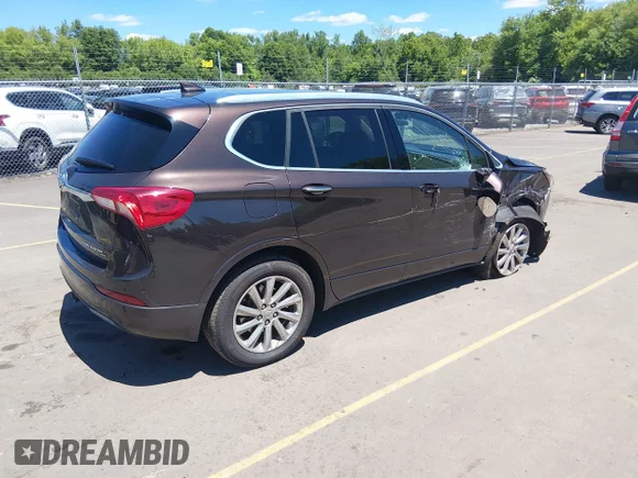 ✅ 2020 Buick Envision Essence • VIN: LRBFX2SA5LD079734 • Lot: 45392736. Listed on IAAI with 58,880 mi. Free auction sales archive from the USA and detailed vehicle history report at DreamBid. Image 4.