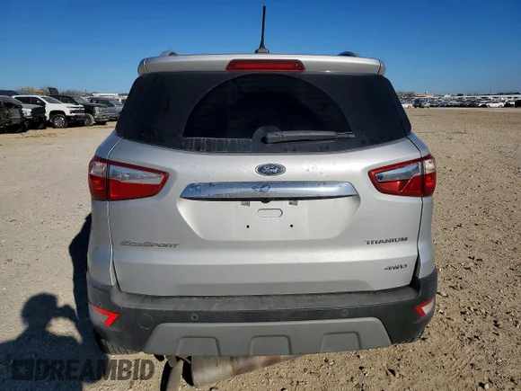 ✅ 2019 Ford EcoSport Titanium • VIN: MAJ6S3KL8KC253104 • Lot: 76427195. Wystawiony na Copart z przebiegiem 88 176 mil. Bezpłatny archiwum sprzedaży aukcyjnych z USA i szczegółowy raport historii pojazdu na DreamBid. Zdjęcie 6.