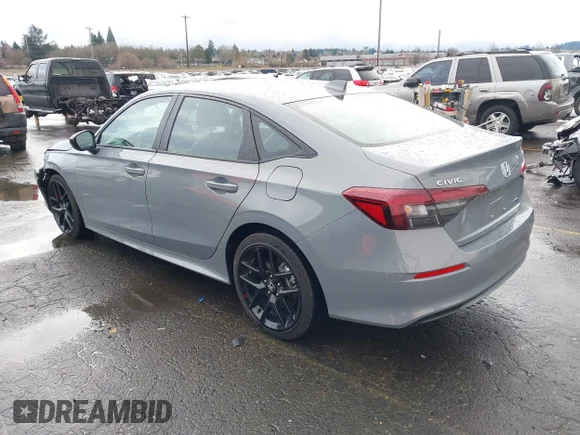 ✅ 2025 Honda Civic Sport • VIN: 2HGFE4F86SH317958 • Lot: 44107164. Wystawiony na IAAI z przebiegiem 12 403 mil. Bezpłatny archiwum sprzedaży aukcyjnych z USA i szczegółowy raport historii pojazdu na DreamBid. Zdjęcie 3.
